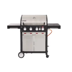 Rothmann Gasgrillwagen Oregon 4 TurboPlus, 4-Brenner mit SK