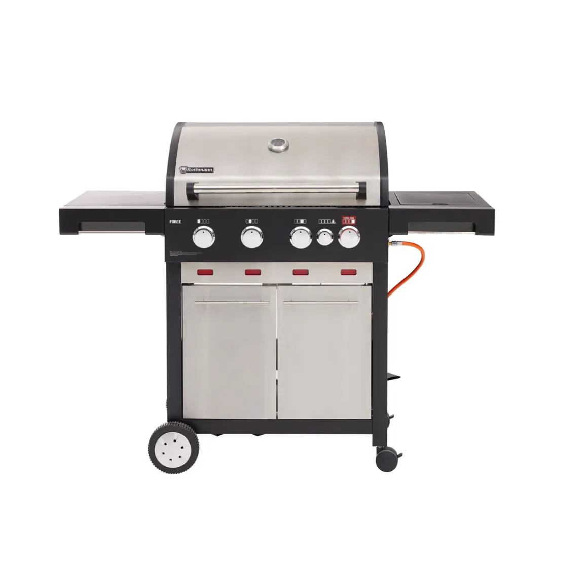 Rothmann Gasgrillwagen Oregon 4 TurboPlus, 4-Brenner mit SK