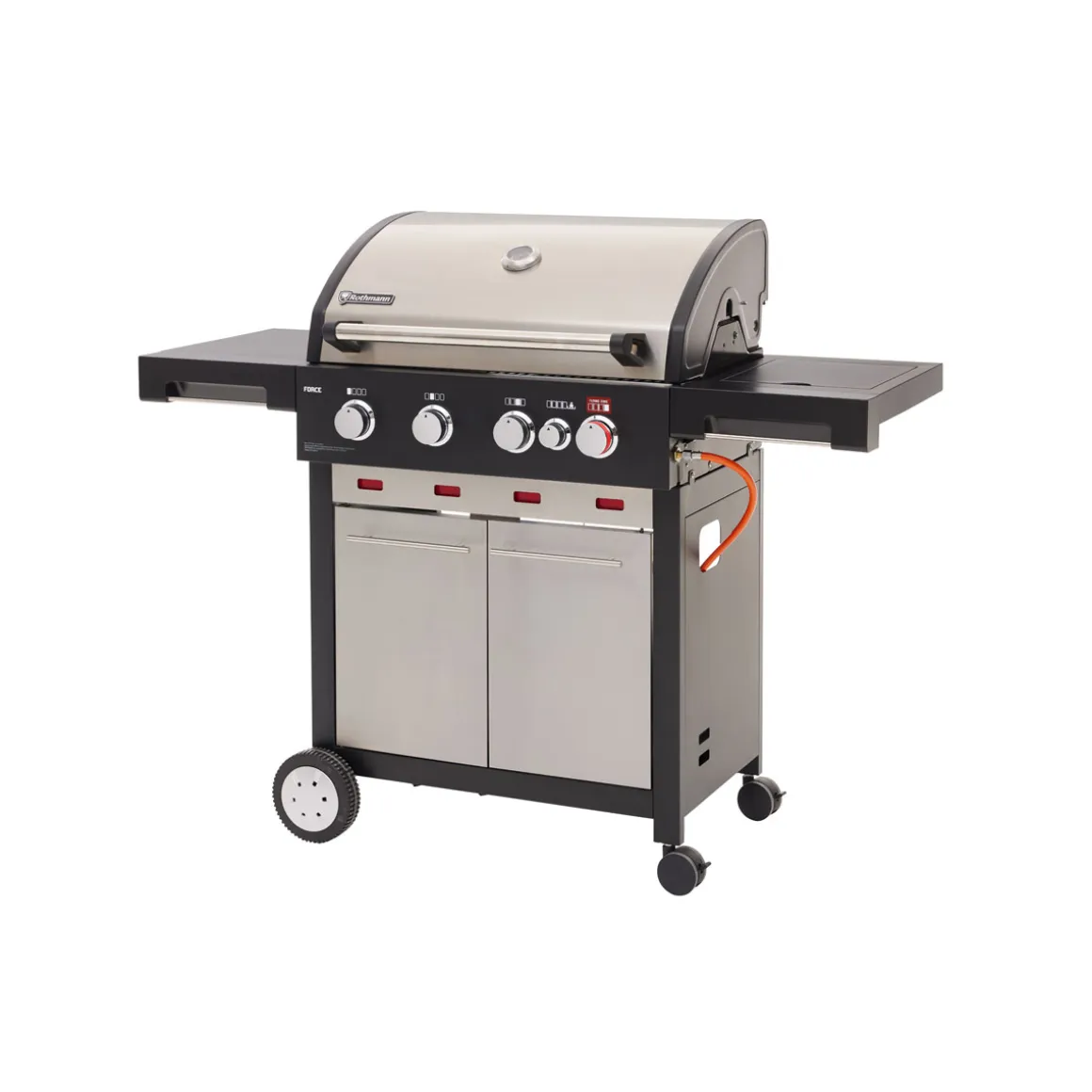 Rothmann Gasgrillwagen Oregon 4 TurboPlus, 4-Brenner mit SK