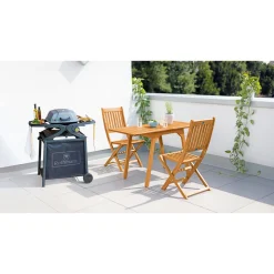 Rothmann Grillwagen pulverbeschichtetes Stahl anthrazit