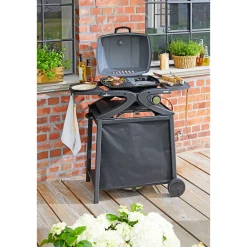 Rothmann Grillwagen pulverbeschichtetes Stahl anthrazit