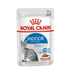 Royal Canin Feline Health Nutrition Indoor Sterilised in Sauce 85 g