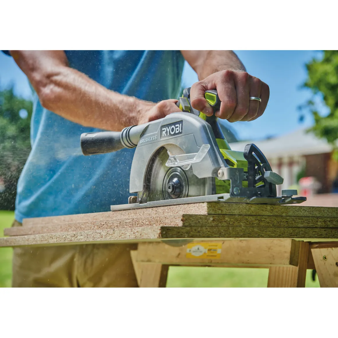 Ryobi Akku-Handkreissäge R18CS-0 ohne Akku und Ladegerät