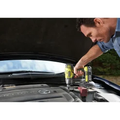 Ryobi Akku-Schlagbohrschrauber R18IW3-0 ohne Akku und Ladegerät