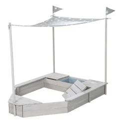 Sandkasten Boot 65 x 109 x 154 cm