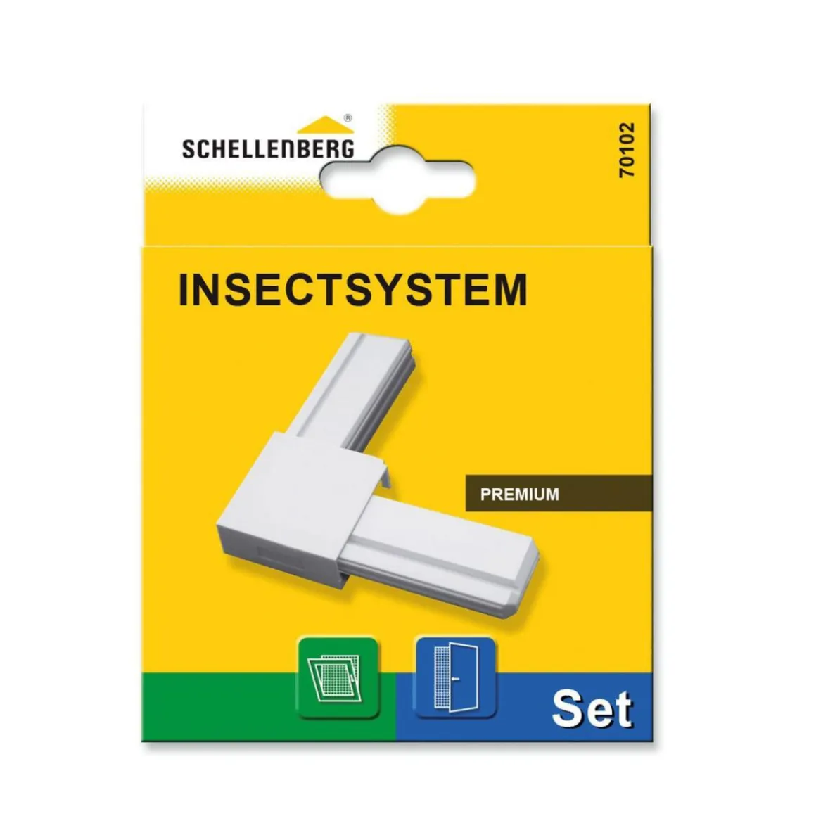 Schellenberg Eckverbinder-Set Premium weiss