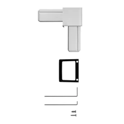 Schellenberg Eckverbinder-Set Premium weiss