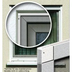 Schellenberg Fliegengitter 140 x 250 cm Rolle Fiberglas anthrazit