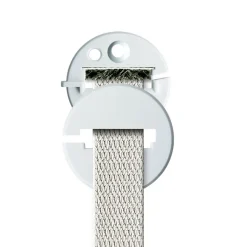 Schellenberg Gurtführung rund für 14-23 mm Gurtband weiß