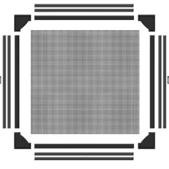 Schellenberg Insektenschutz-Magnetrahmen 100 x 120 cm anthrazit
