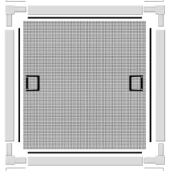 Schellenberg Insektenschutz-Fenster Premium 100 x 120 cm weiß