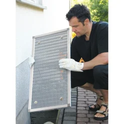 Schellenberg Lichtschacht-Gitter Sauberer Lichtschacht Aluminium 55 x 110 cm