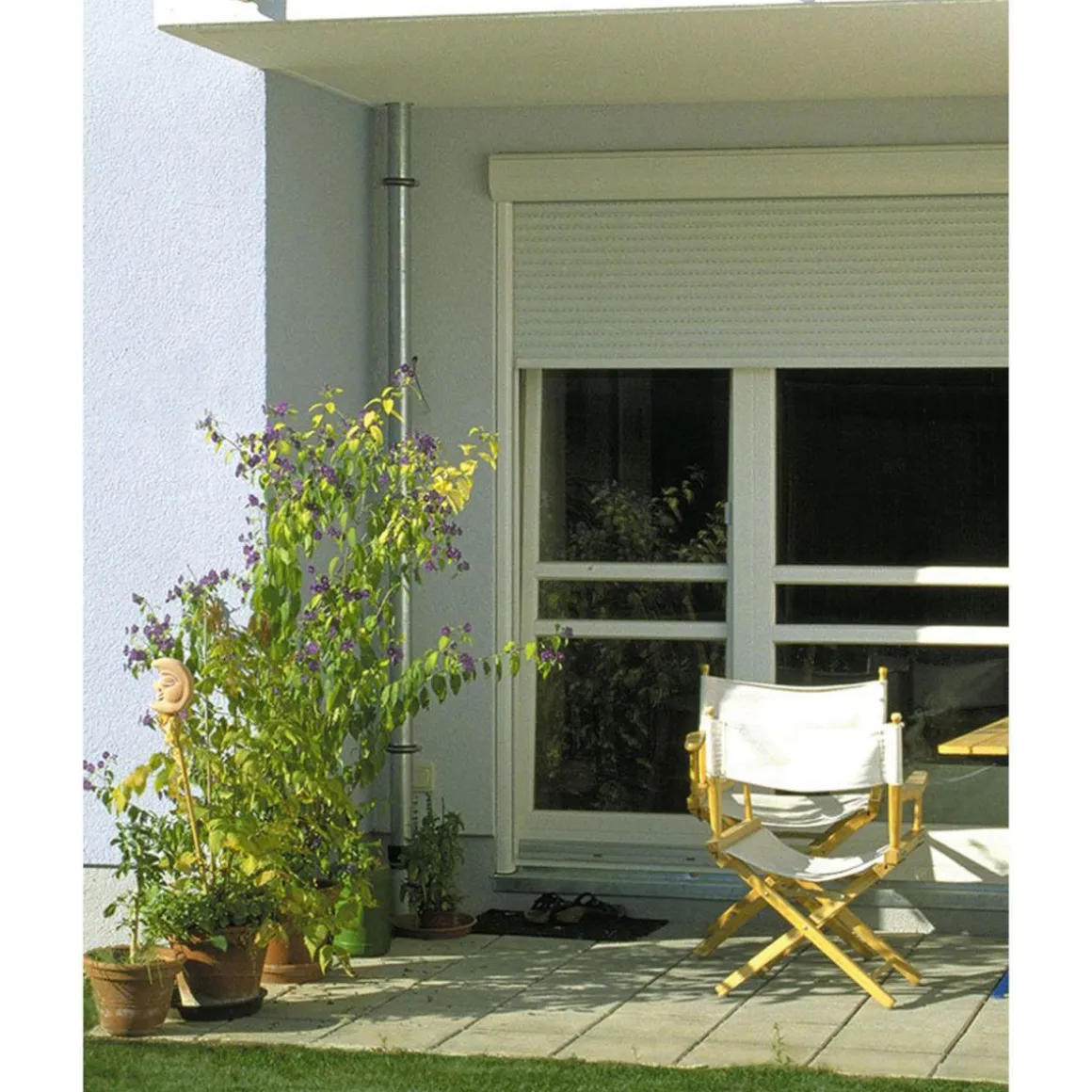 Schellenberg Rolladen Komplett-Set Maxi 120 x 140 grau