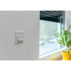 Schellenberg Rolladen-Tastschalter mit Rastfunktion Unterputz weiß