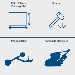 Scheppach Rüttelplatte HP1200s