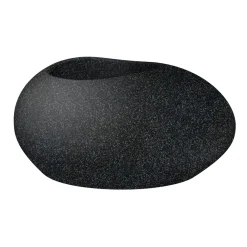 Scheurich Pflanzgefäß Flow 48 cm kieselförmig Stony Black
