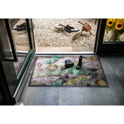 Schöner Wohnen Schmutzfangmatte Miami 67x100 cm Jungle beige