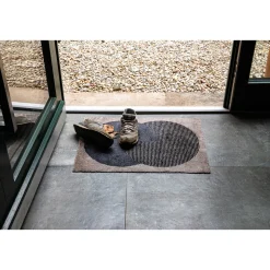 Schöner Wohnen Schmutzfangmatte Manhattan 50x70 cm Semi-Circle beige-anthrazit