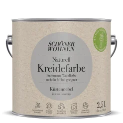 Schöner Wohnen Farbe Naturell Kreidefarbe 2,5 L Kuestennebel