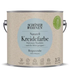 Schöner Wohnen Farbe Naturell Kreidefarbe 2,5 L Bergseeruhe