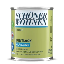 Schöner Wohnen Farbe Buntlack Home Himmelblau glänzend 125 ml