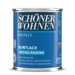 Schöner Wohnen Farbe Buntlack Protect Cremeweiß hochglänzend 125 ml