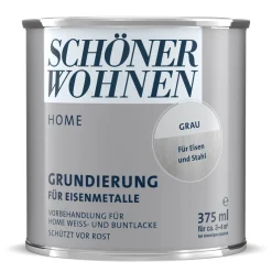 Schöner Wohnen Farbe Grundierung Home für Eisenmetalle grau 375 ml