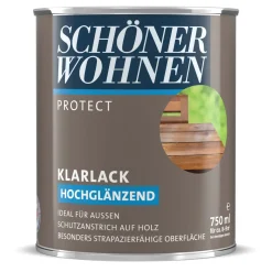 Schöner Wohnen Farbe Klarlack Protect hochglänzend 750 ml