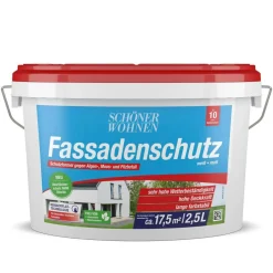 Schöner Wohnen Farbe Reinacrylat-Fassadenschutz Weiß 2,5 L