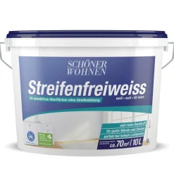 Schöner Wohnen Farbe Streifenfreiweiß 10 L