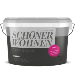 Schöner Wohnen Farbe Trend Wandfarbe Luna matt 2,5 L