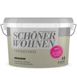 Schöner Wohnen Farbe Trendfarbe Moon Matt 1 L