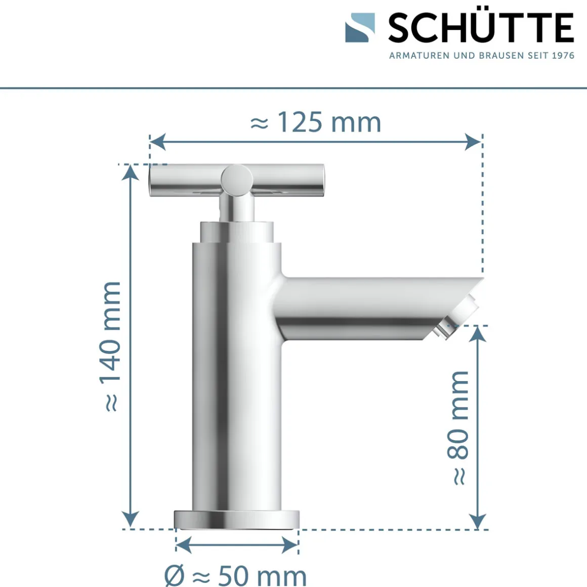 Schütte Kaltwasserventil „Matao“ chrom 1/2"