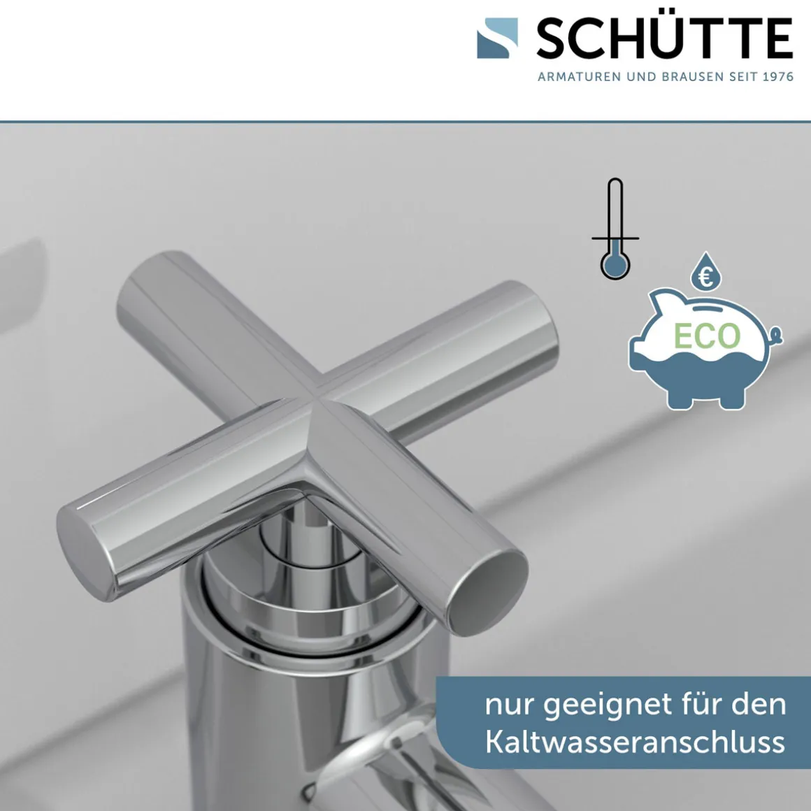 Schütte Kaltwasserventil „Matao“ chrom 1/2"