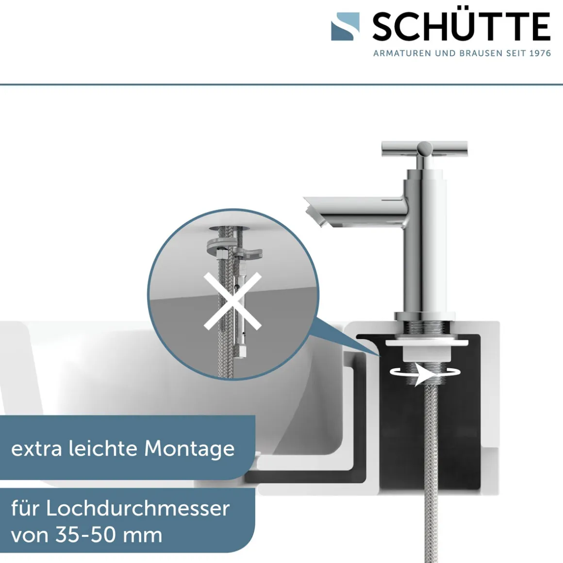 Schütte Kaltwasserventil „Matao“ chrom 1/2"