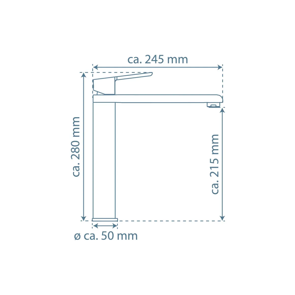 Schütte Spültischarmatur „Armatur Vita“ chrom Easy-Clean