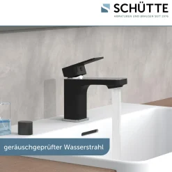 Schütte Waschtischarmatur „Madagaskar“ schwarz/chrom