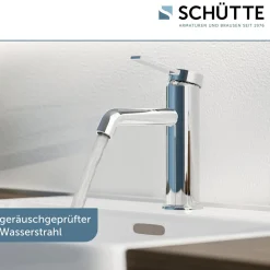 Schütte Waschtischarmatur „Los Angeles“ chrom Eco-Click-Funktion
