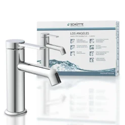 Schütte Waschtischarmatur „Los Angeles“ chrom Eco-Click-Funktion