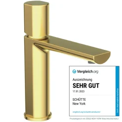 Schütte WT-Armatur New York,gold,Kartusche mit
