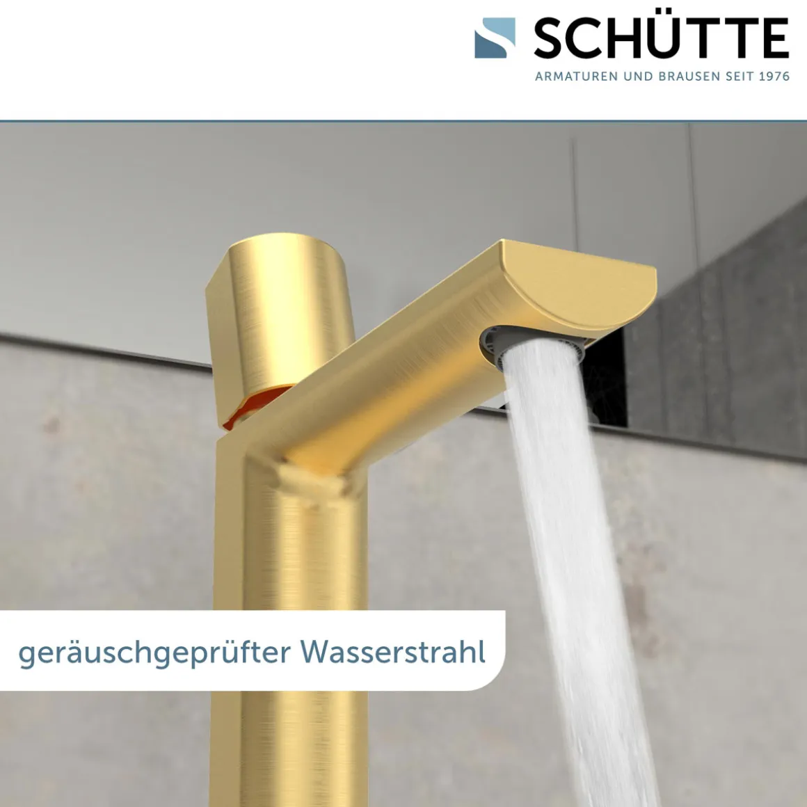 Schütte WT-Armatur New York,gold,Kartusche mit