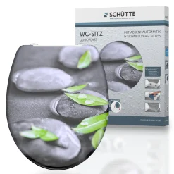 Schütte Duroplast WC-Sitz STONE mit Absenkautomatik und Schnellverschluss