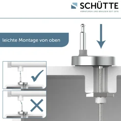 Schütte Duroplast WC-Sitz STONE mit Absenkautomatik und Schnellverschluss