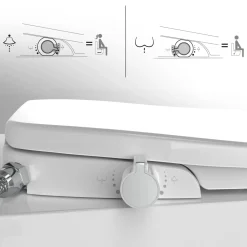 Schütte Dusch WC-Aufsatz mit Absenkautomatik und Schnellverschluss