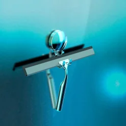 Schütte Duschabzieher Chrom zum Kleben oder Schrauben