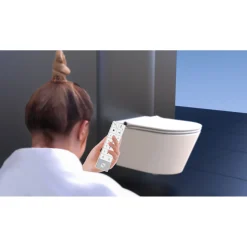 Schütte Dusch-WC-Set Cesari spülrandloser Bidet Toilettensitz