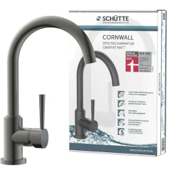 Schütte schwenkbare Küchenarmatur Cornwall graphit