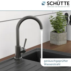 Schütte schwenkbare Küchenarmatur Cornwall graphit