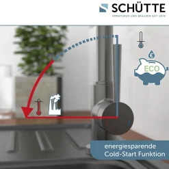 Schütte schwenkbare Küchenarmatur Cornwall graphit