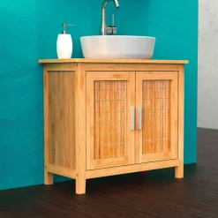 Schütte WTU Bambus Waschbeckenunterschrank